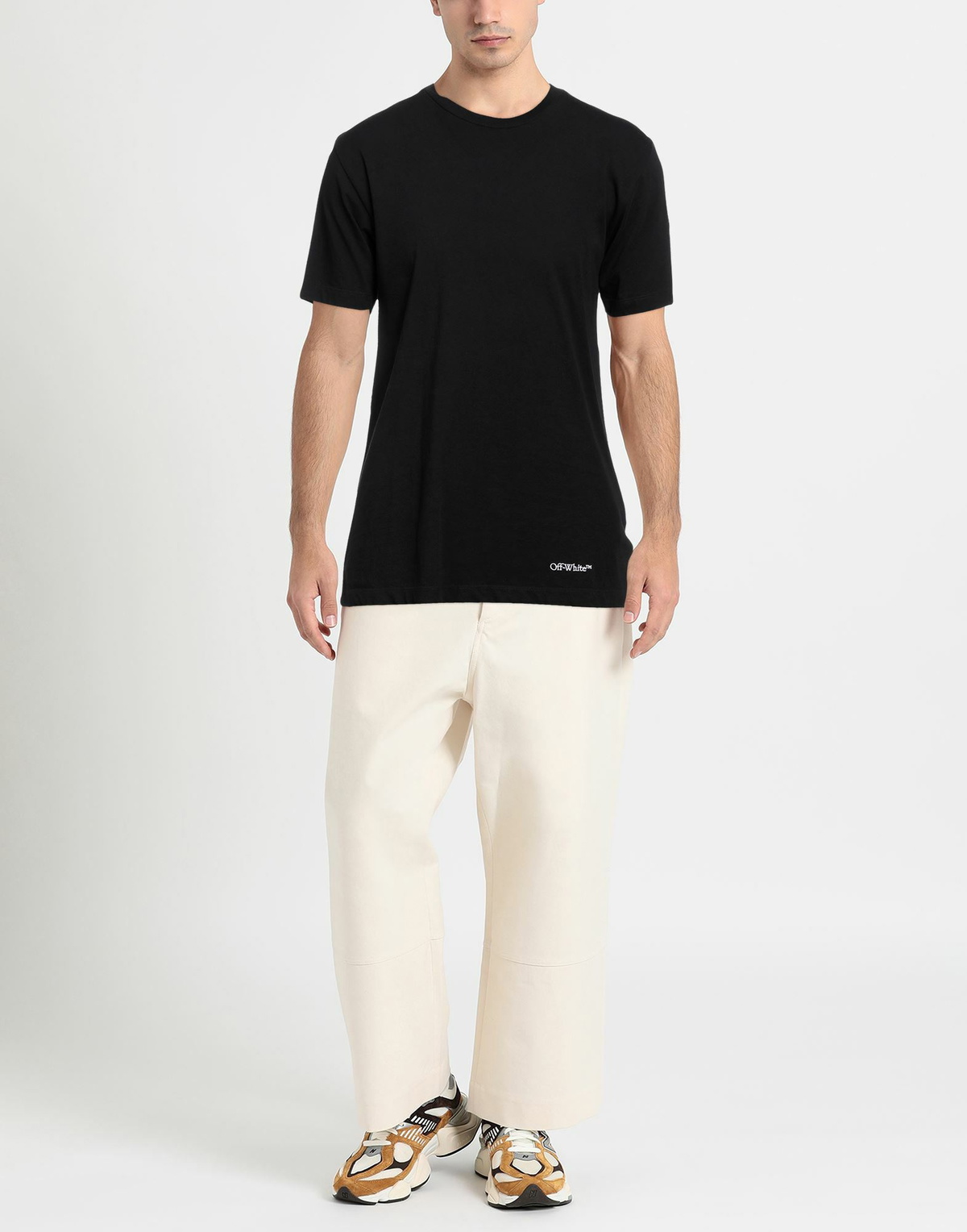 Off-white Mens T-shirt in Black