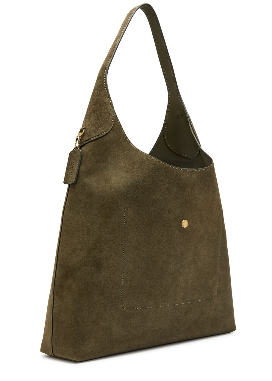 Coach Brooklyn 39 Suede Shoulder bag - Olive - One Size