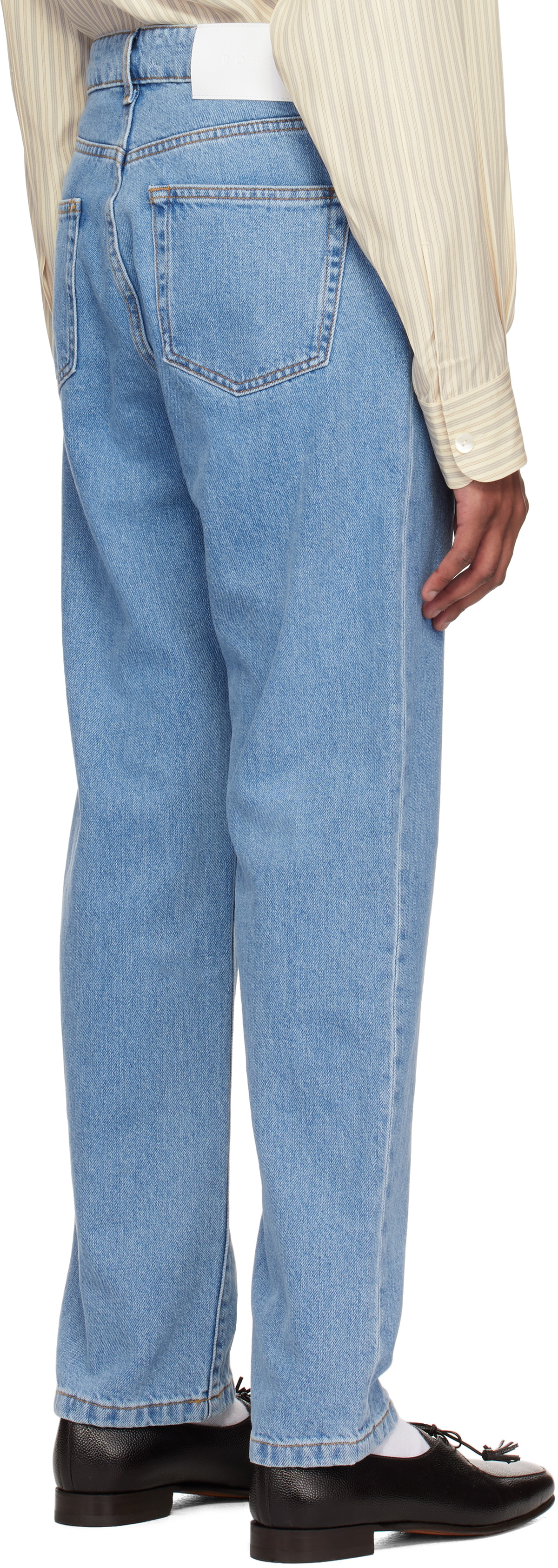 Róhe Blue Straight Leg Jeans