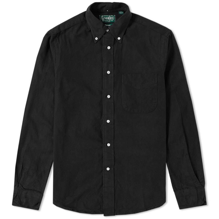 Photo: Gitman Vintage Classic Flannel Shirt Black