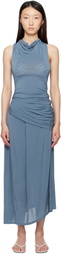 Paloma Wool Blue Lech Midi Dress