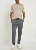 Brunello Cucinelli Tapered-leg Cotton-blend Sweatpants Grey