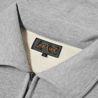 Beams Plus Men's Half Zip Sweat in Heather Grey