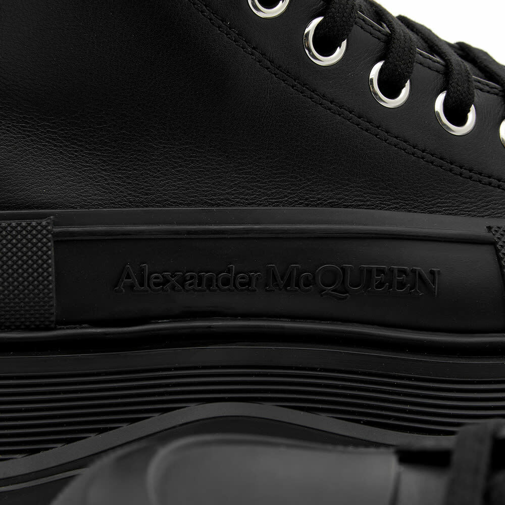 Alexander McQueen Women's Tread Slick Leather Boot Sneakers