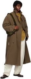 LEMAIRE Brown Wrap Coat