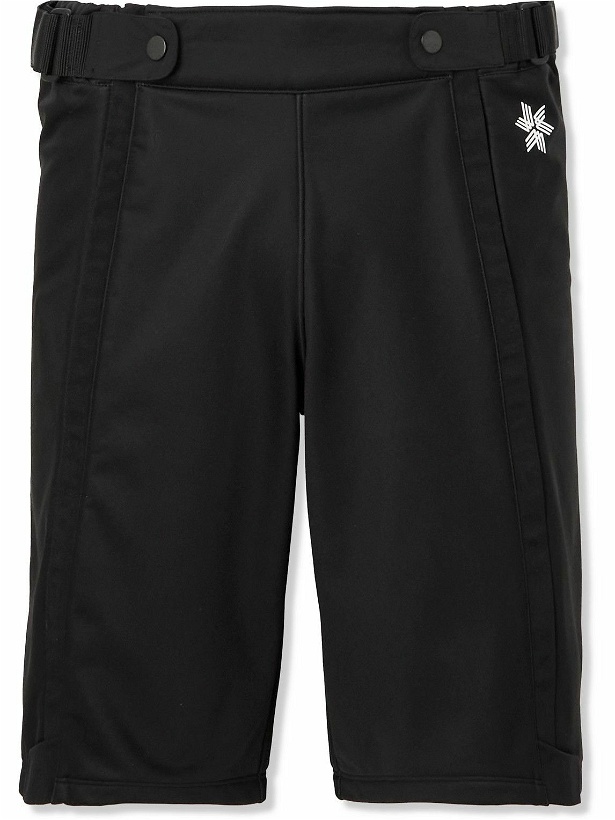 Photo: Goldwin - Straight-Leg Logo-Print Ripstop Ski Shorts - Black