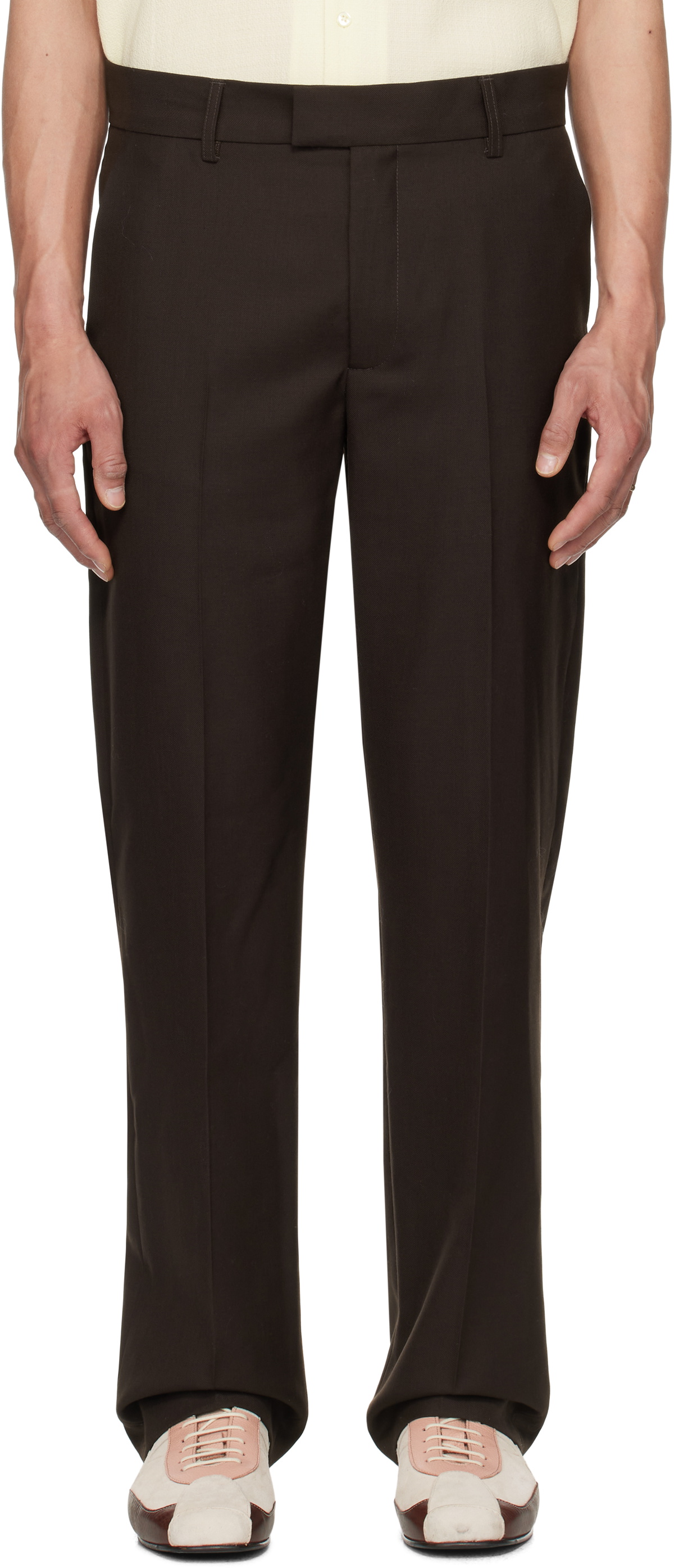 Séfr Brown Mike Suit Trousers