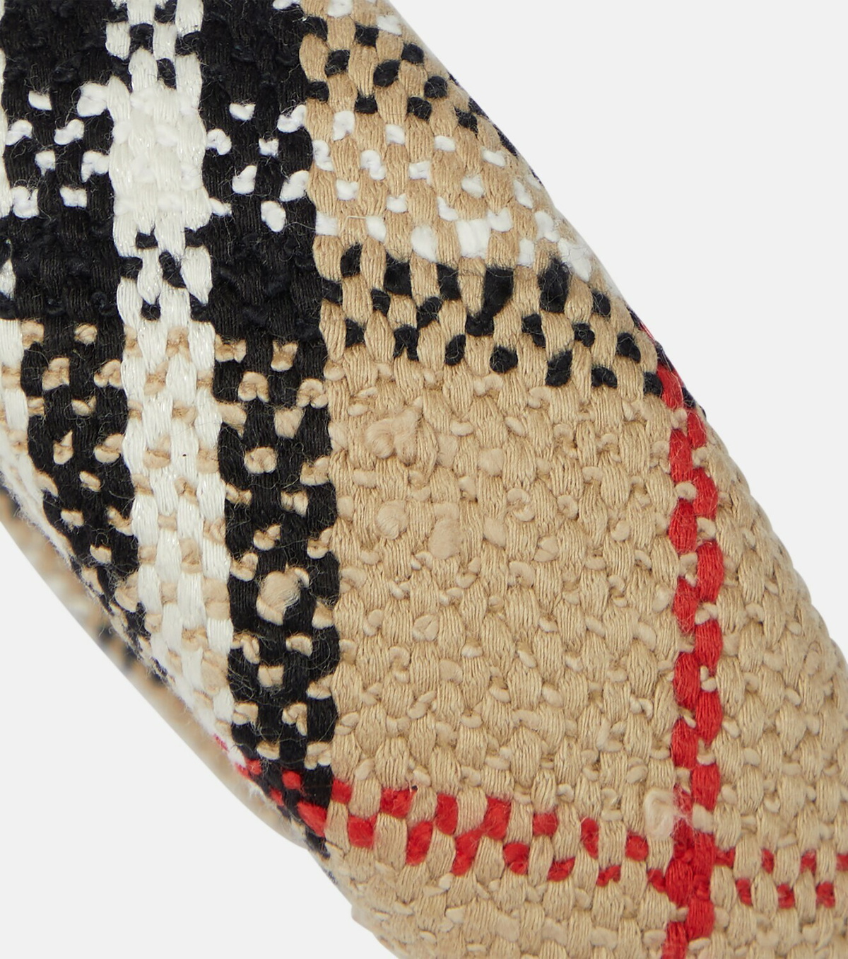 Burberry - Vintage Check bouclé headband