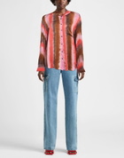 Raquel Allegra Womens Shirt in Red
