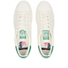 Adidas Men's Stan Smith 'Dr Doom' Sneakers in White/Bold Green