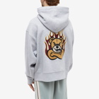 Moncler Men's Genius x Palm Angels Angry Bear Popover Hoody in Grey