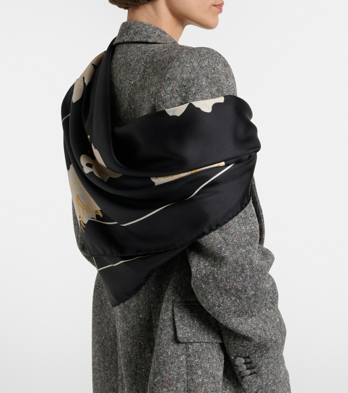 Valentino Après L'Hiver silk scarf