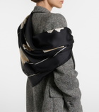 Valentino Après L'Hiver silk scarf