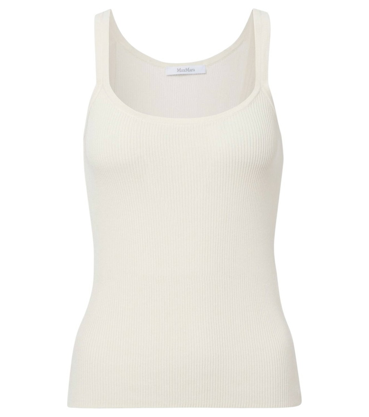 Photo: Max Mara Helier ribbed-knit cotton-blend tank top