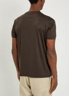Raith Luxe Mercerised Cotton T-shirt Dark Brown