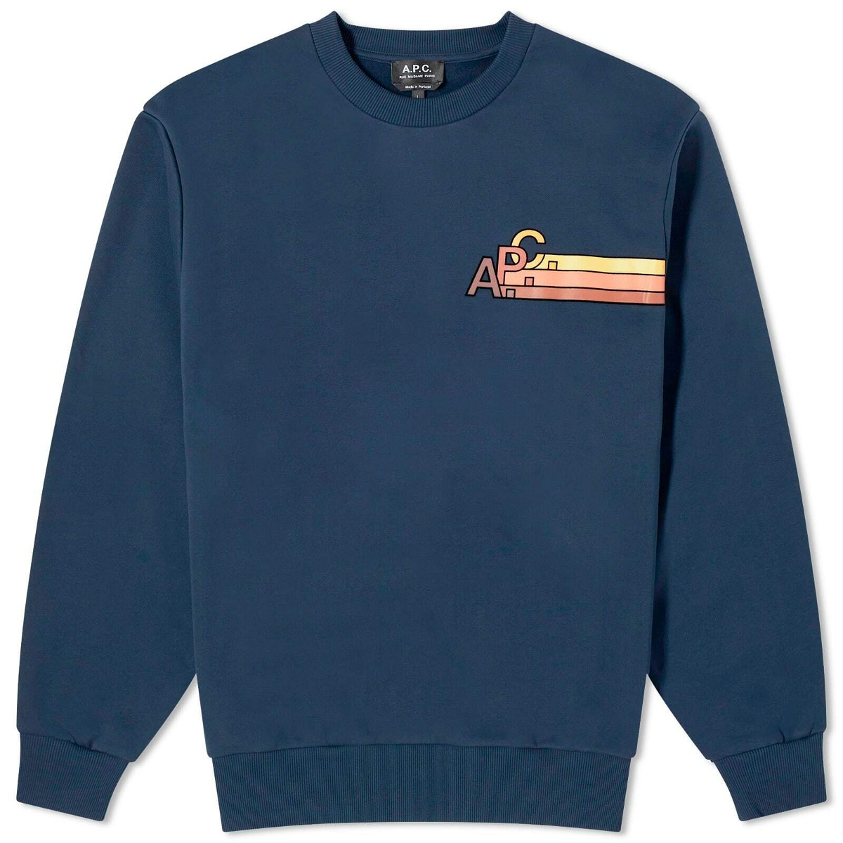 A.P.C. - Slim-Fit Striped Merino Wool-Jacquard Sweater - Men