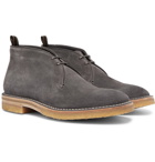 Dunhill - Suede Chukka Boots - Men - Gray