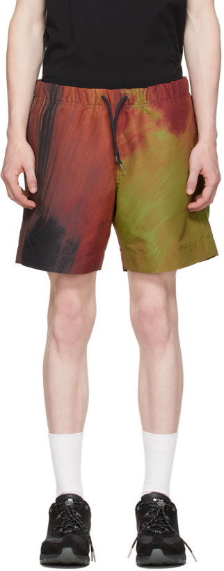 Photo: PS by Paul Smith Red Brush Stroke Shorts