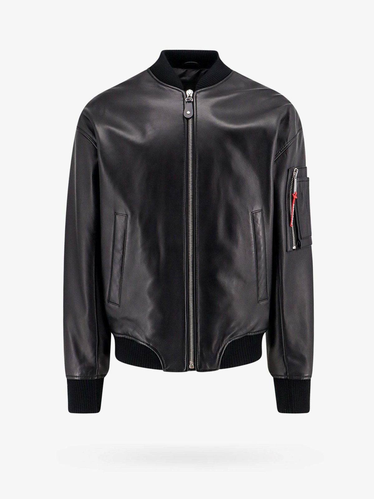 Dsquared2 Jacket Black Mens Leather Jacket Dsquared2