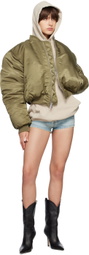 VTMNTS Beige College Hoodie