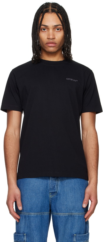 Photo: Off-White Black Bookish Slim T-shirt