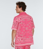 Alanui - Bandana cotton bowling shirt