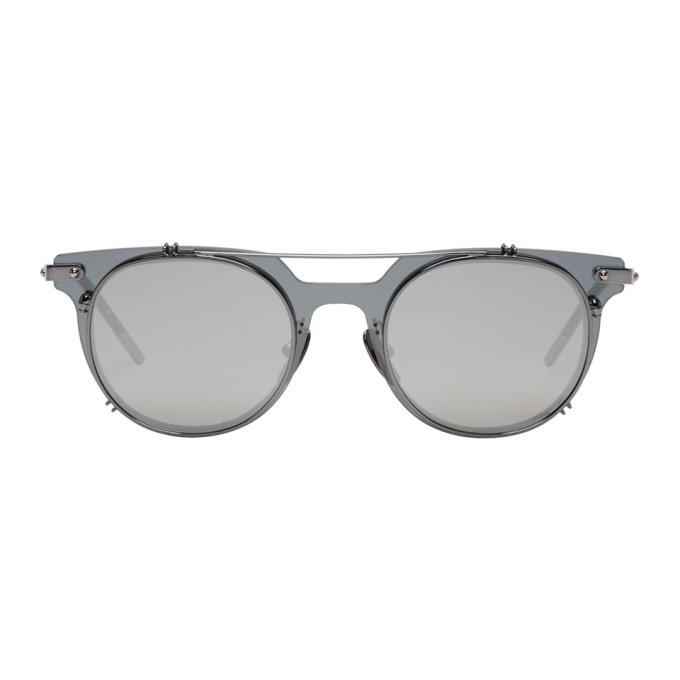 Photo: Dolce and Gabbana Silver Panthos Sunglasses