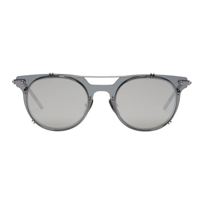 Photo: Dolce and Gabbana Silver Panthos Sunglasses