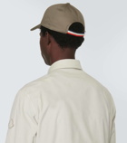 Moncler Logo cotton baseball cap