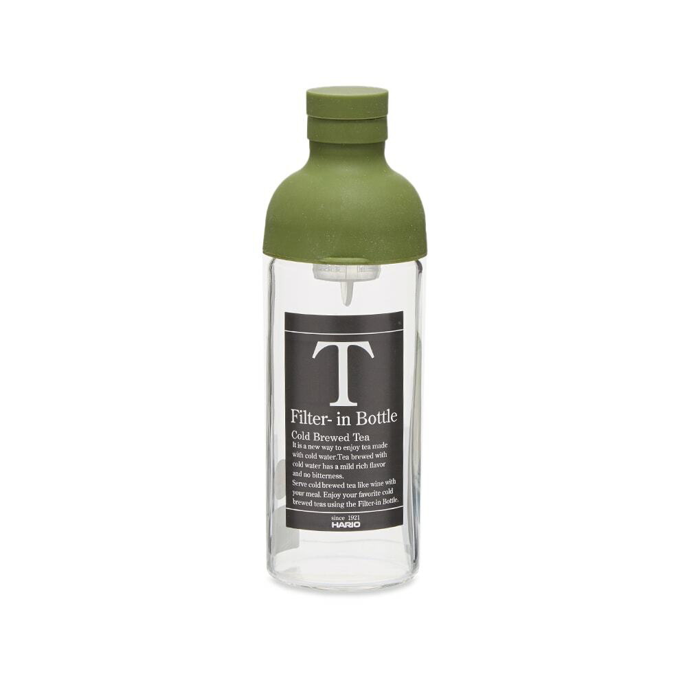 Photo: Hario Cold Brew Tea Filter Bottle in Olive 300Ml