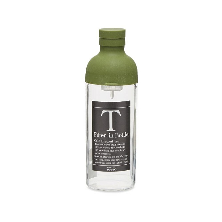 Photo: Hario Cold Brew Tea Filter Bottle in Olive 300Ml