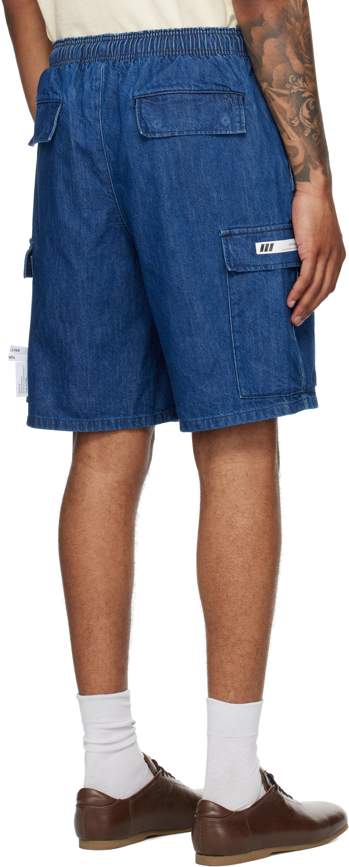 WTAPS Navy MILS2301 Denim Shorts
