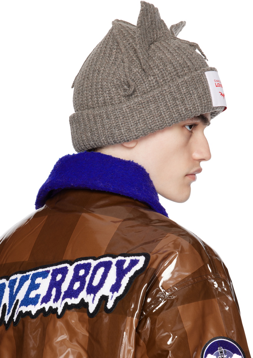 Charles Jeffrey LOVERBOY SSENSE Exclusive Gray Chunky Ears Charles Jeffrey LOVERBOY SSENSE Exclusive Gray Chunky Ears