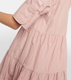 REDValentino Tiered cotton-blend midi dress