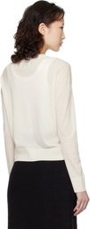 Loulou de Saison Off-White Kita Cardigan