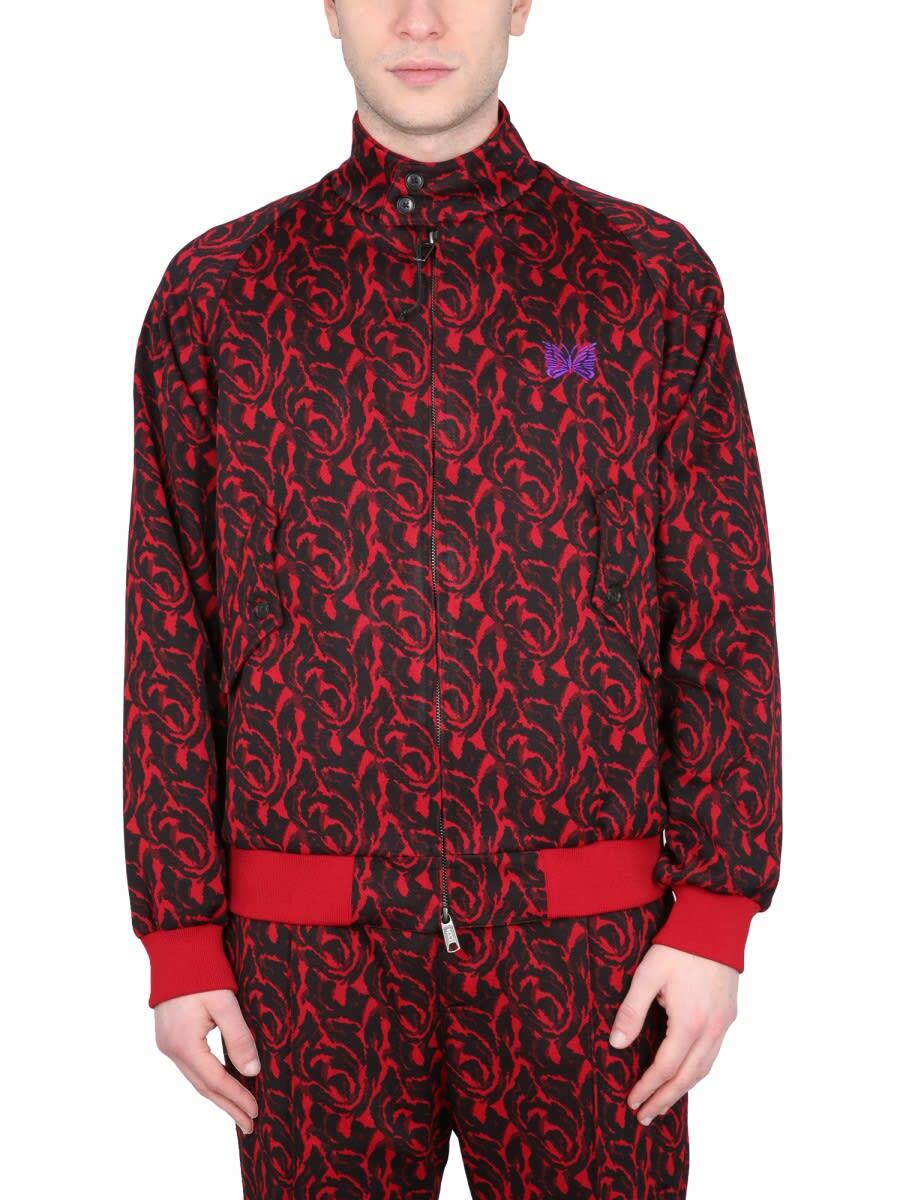 Needles Velour Track Hoodie Old Rose Men's - SS23 - US