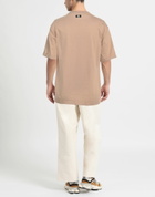 Roberto Cavalli Mens T-shirt in Beige
