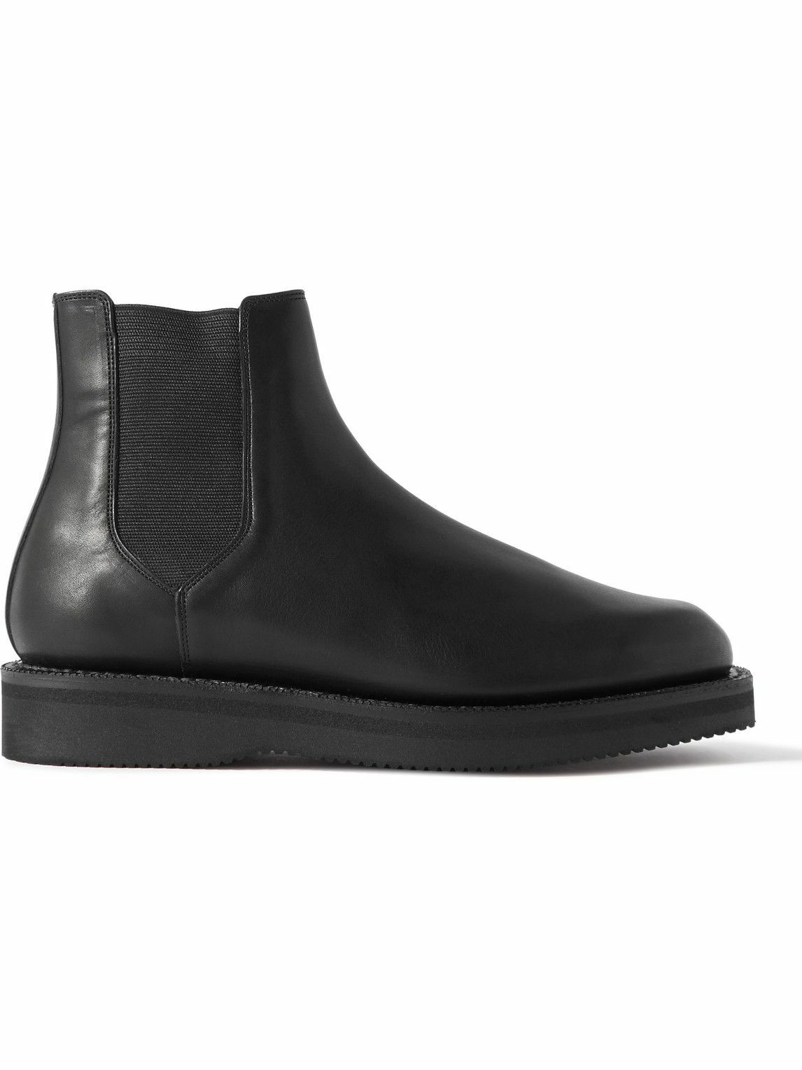 Auralee - Leather Chelsea Boots - Black Auralee