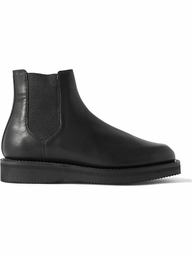 Photo: Auralee - Leather Chelsea Boots - Black