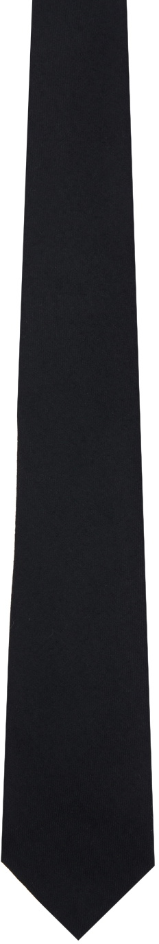 新品 AURALEE SUPER LIGHT WOOL TIE BLACK AURALEE Black Super Light Wool Tie Auralee
