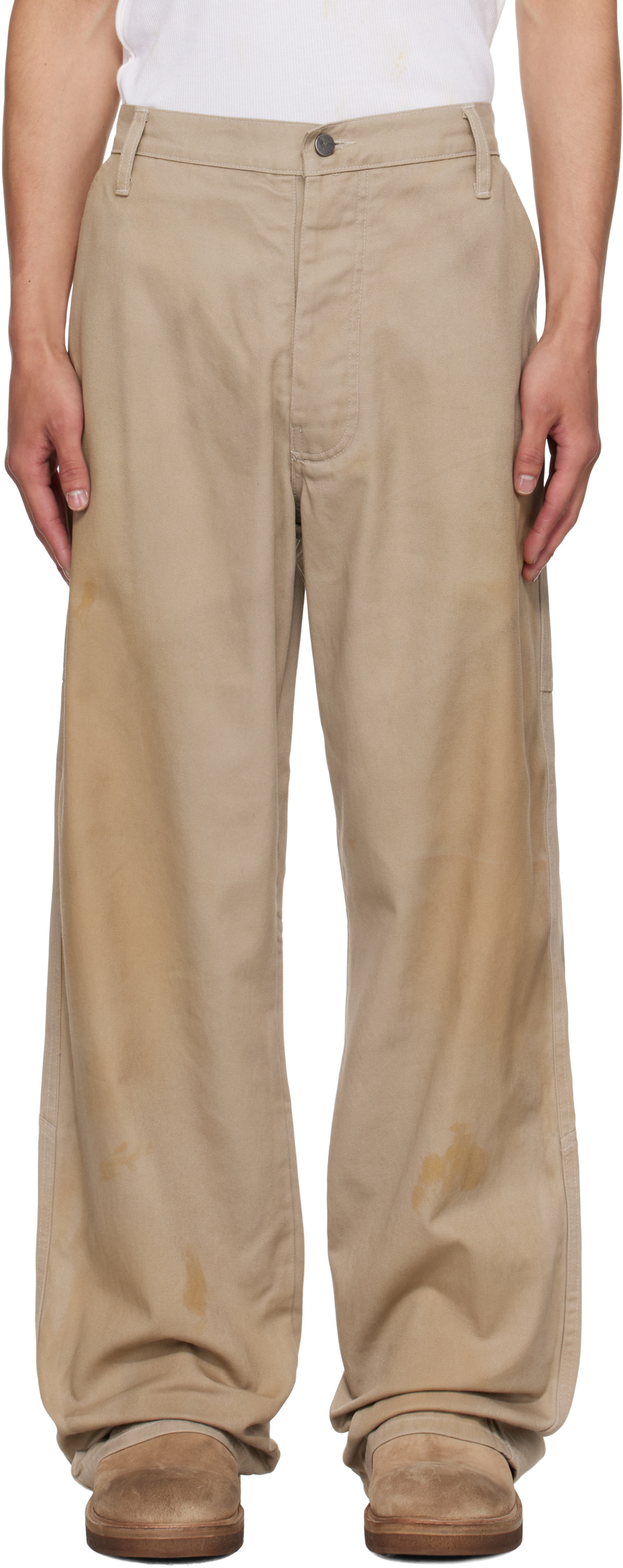 ALEXANDER DIGENOVA Khaki Underground Trousers