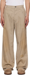 ALEXANDER DIGENOVA Khaki Underground Trousers
