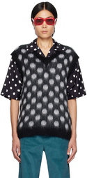 Marni Black Polka Dot Vest