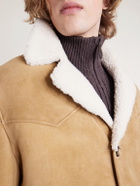 Nili Lotan - Goshen Shearling Coat - Brown