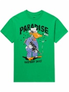 PARADISE - Everyone Duck Printed Cotton-Jersey T-Shirt - Green