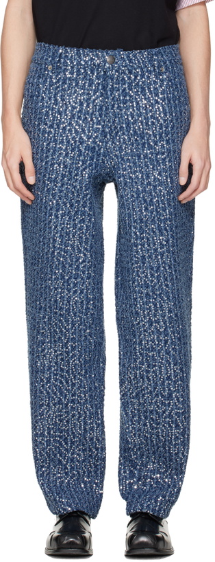 Photo: Charles Jeffrey LOVERBOY Blue Art Jeans