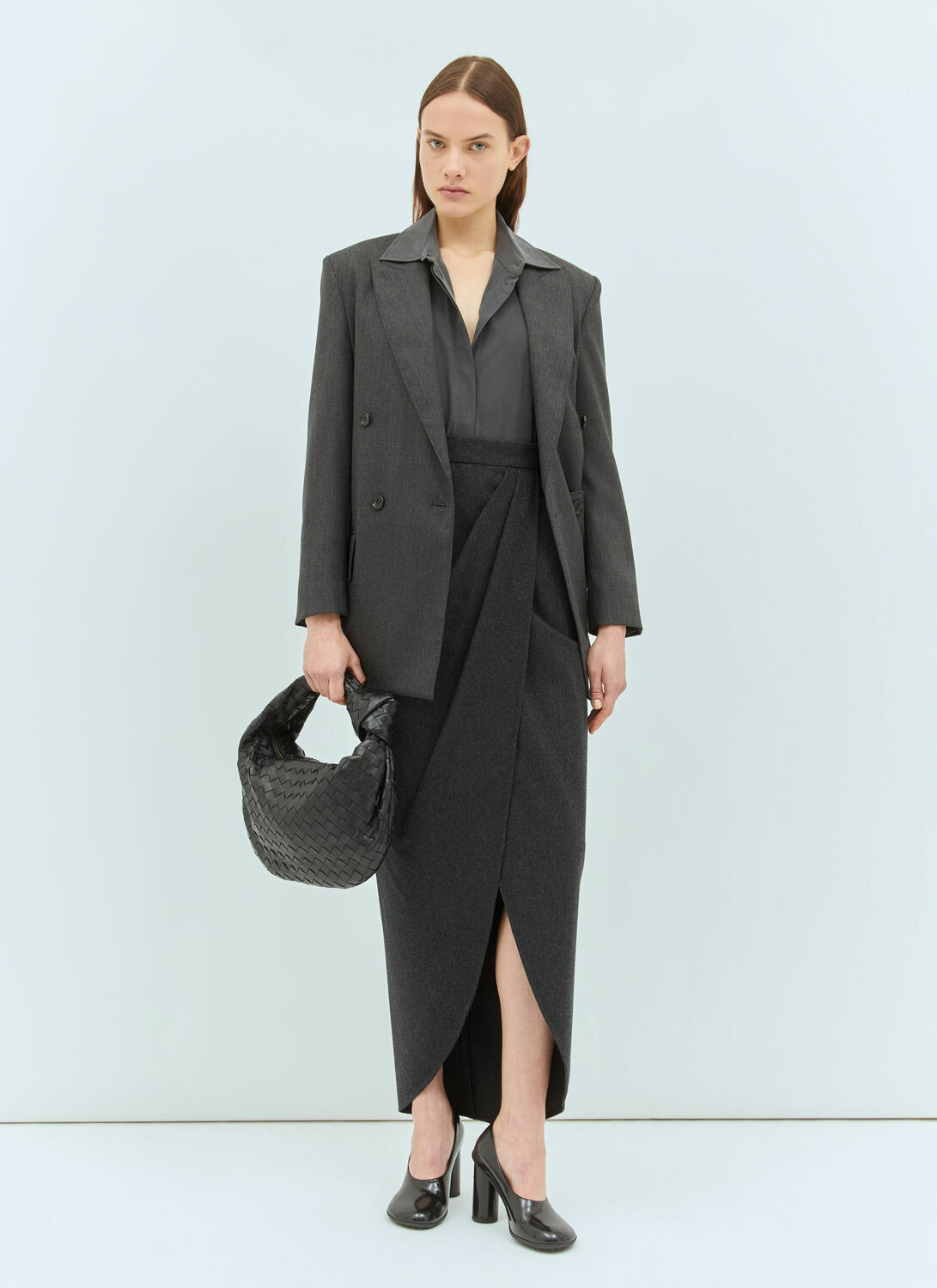 Max Mara Silk Bodysuit Shirt