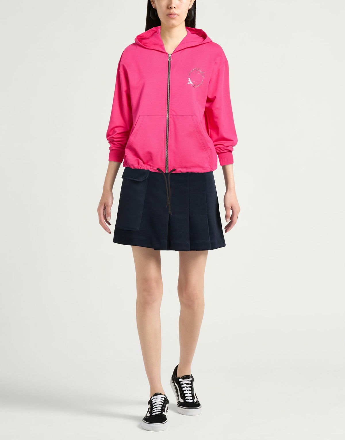 Shoe Womens Sweatshirt Fuchsia