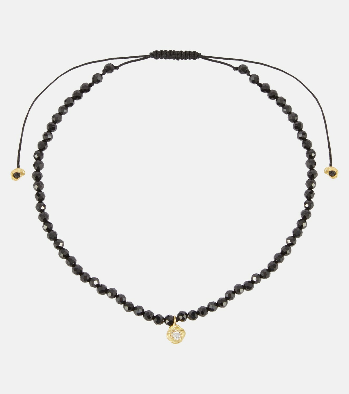 Elhanati - Cha-Cha 18kt gold  anklet with diamond and spinels