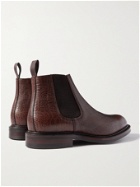 GEORGE CLEVERLEY - Jason Full-Grain Suede Chelsea Boots - Brown